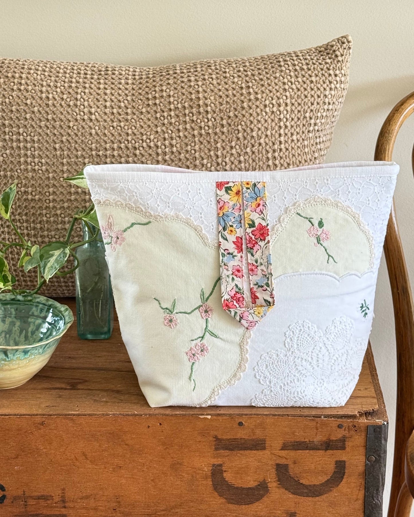 Linen Press Large Project Bag - Mildred