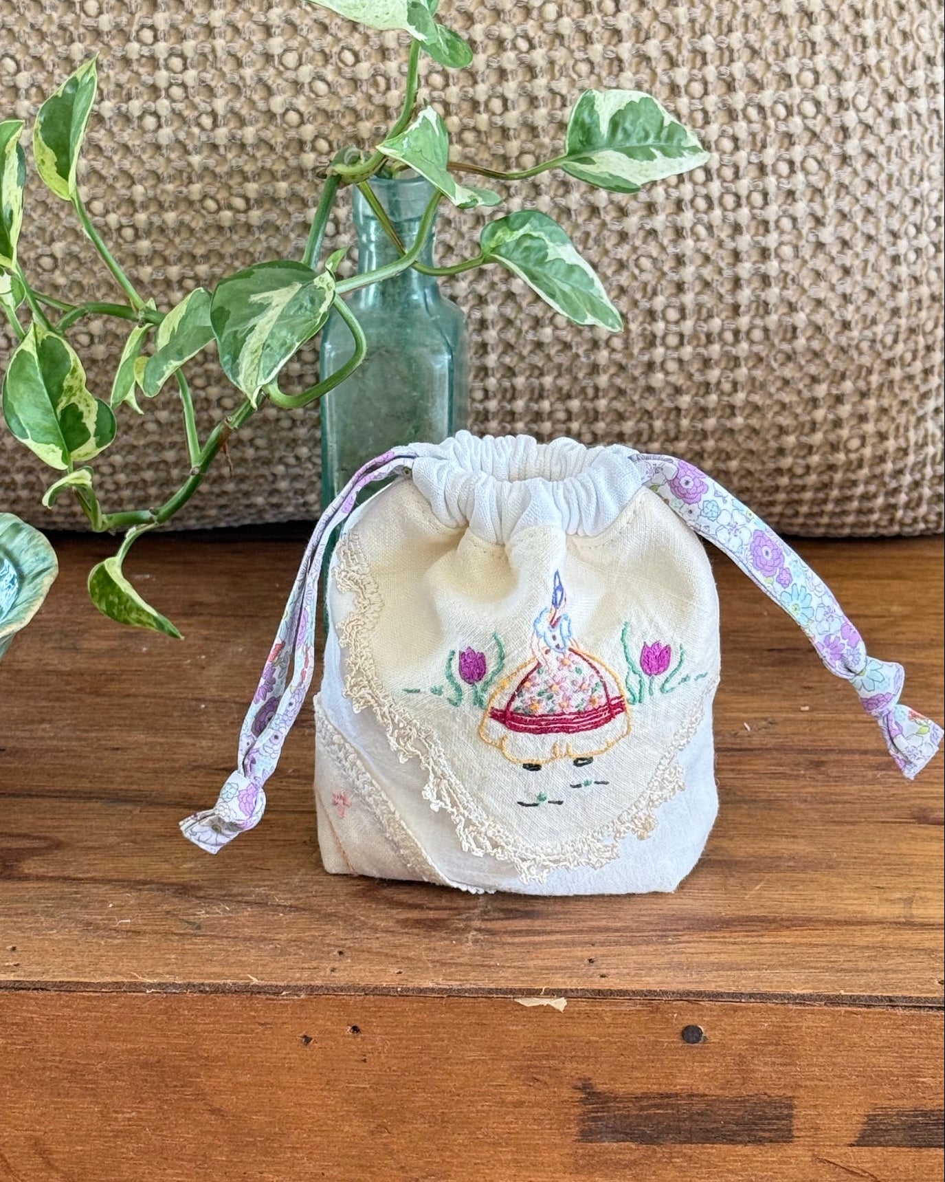 Linen Press Notions Pouch - Joan