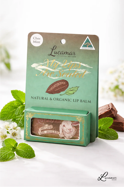 My Lips Are Sealed - Lanolin Lip Balm - Choc Mint
