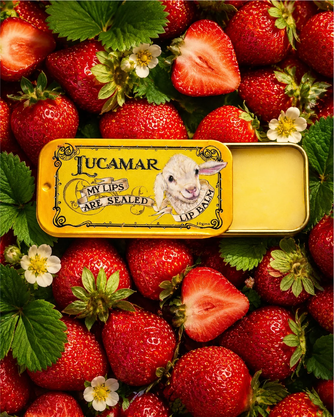 My Lips Are Sealed - Lanolin Lip Balm - Strawberry