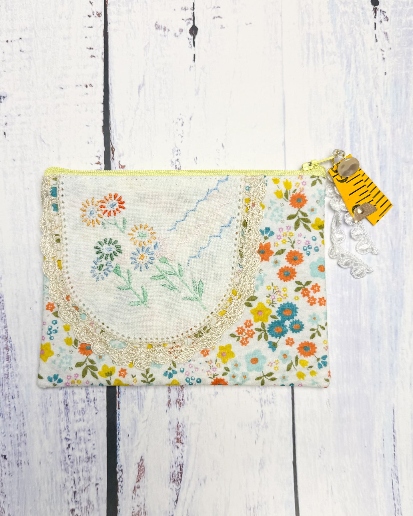 The Linen Press Small Zip Pouches