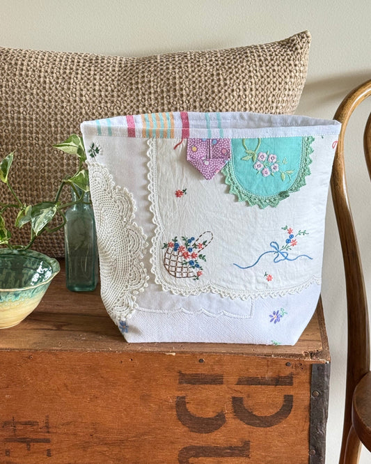 Linen Press Large Project Bag - Hilda