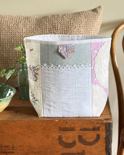 Linen Press Large Project Bag - Clara