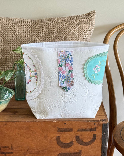 Linen Press Large Project Bag - Beatrice