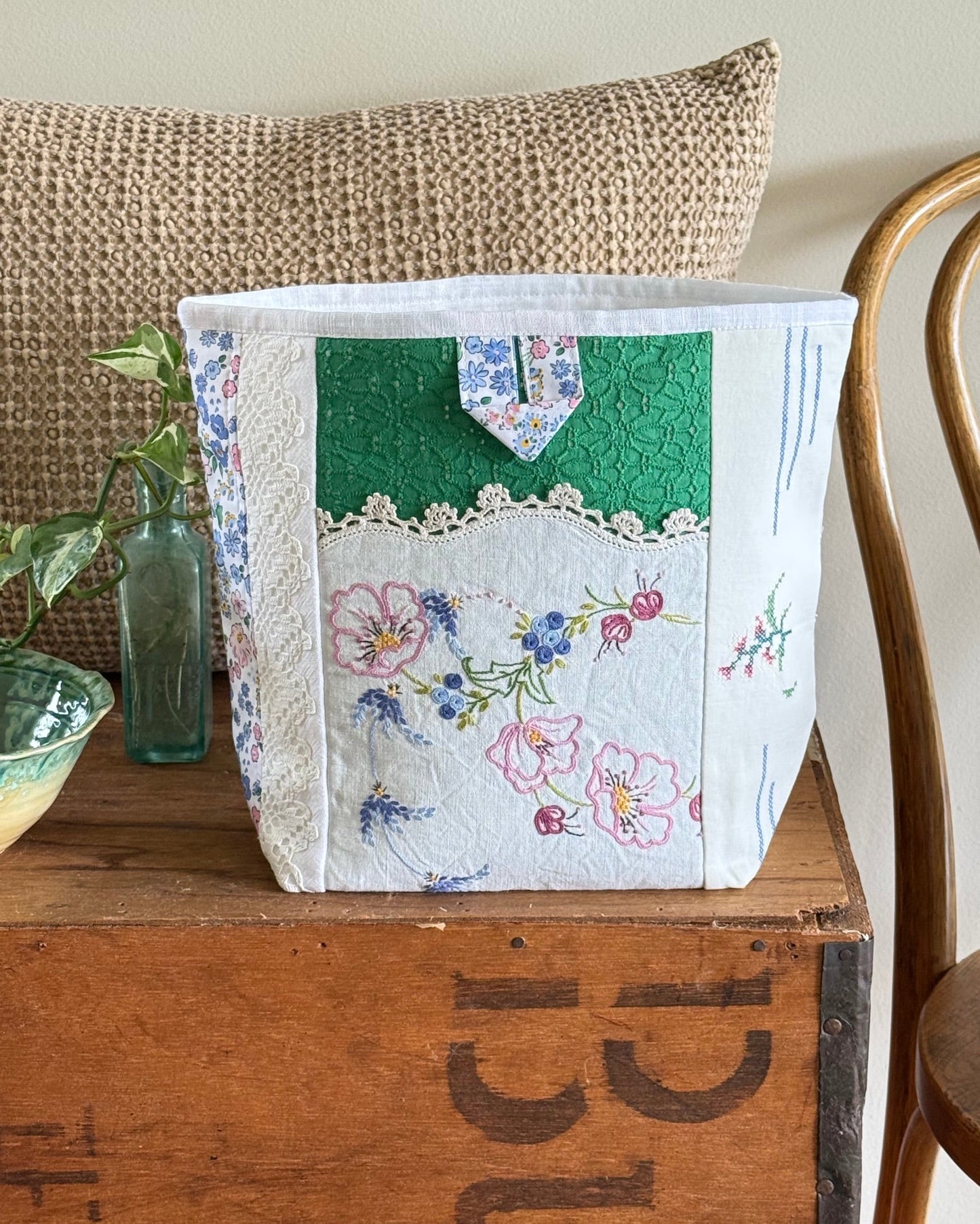 Linen Press Large Project Bag - Ophelia