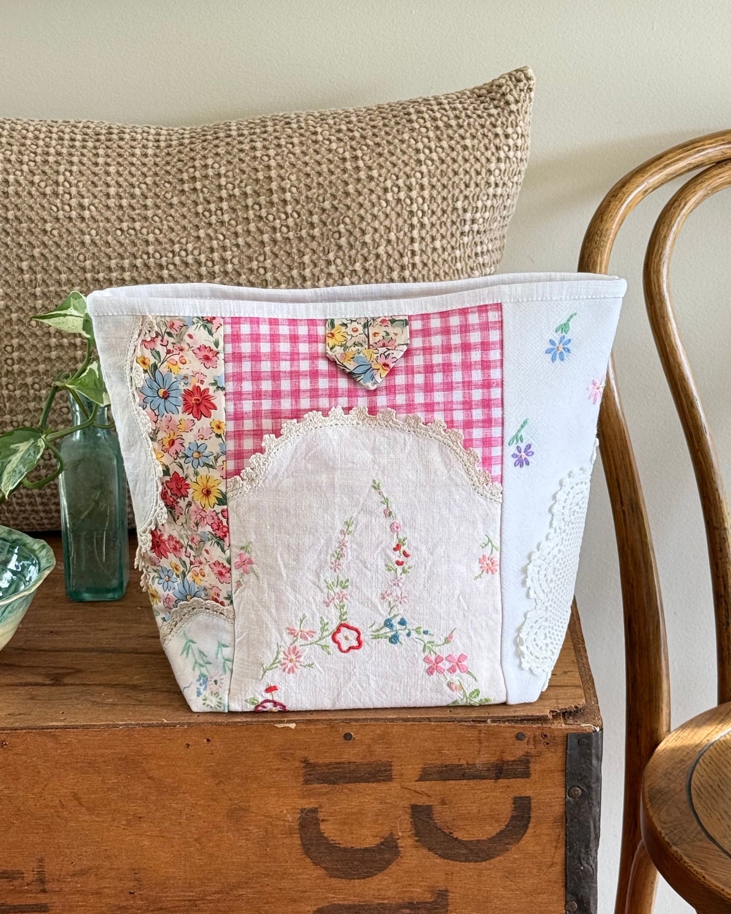 Linen Press Large Project Bag - Mildred
