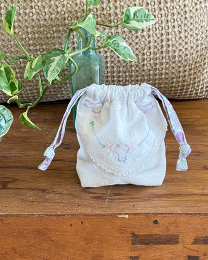 Linen Press Notions Pouch - Dot