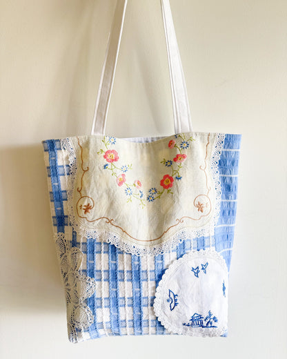 Linen Press Large Tote Bag - Marta