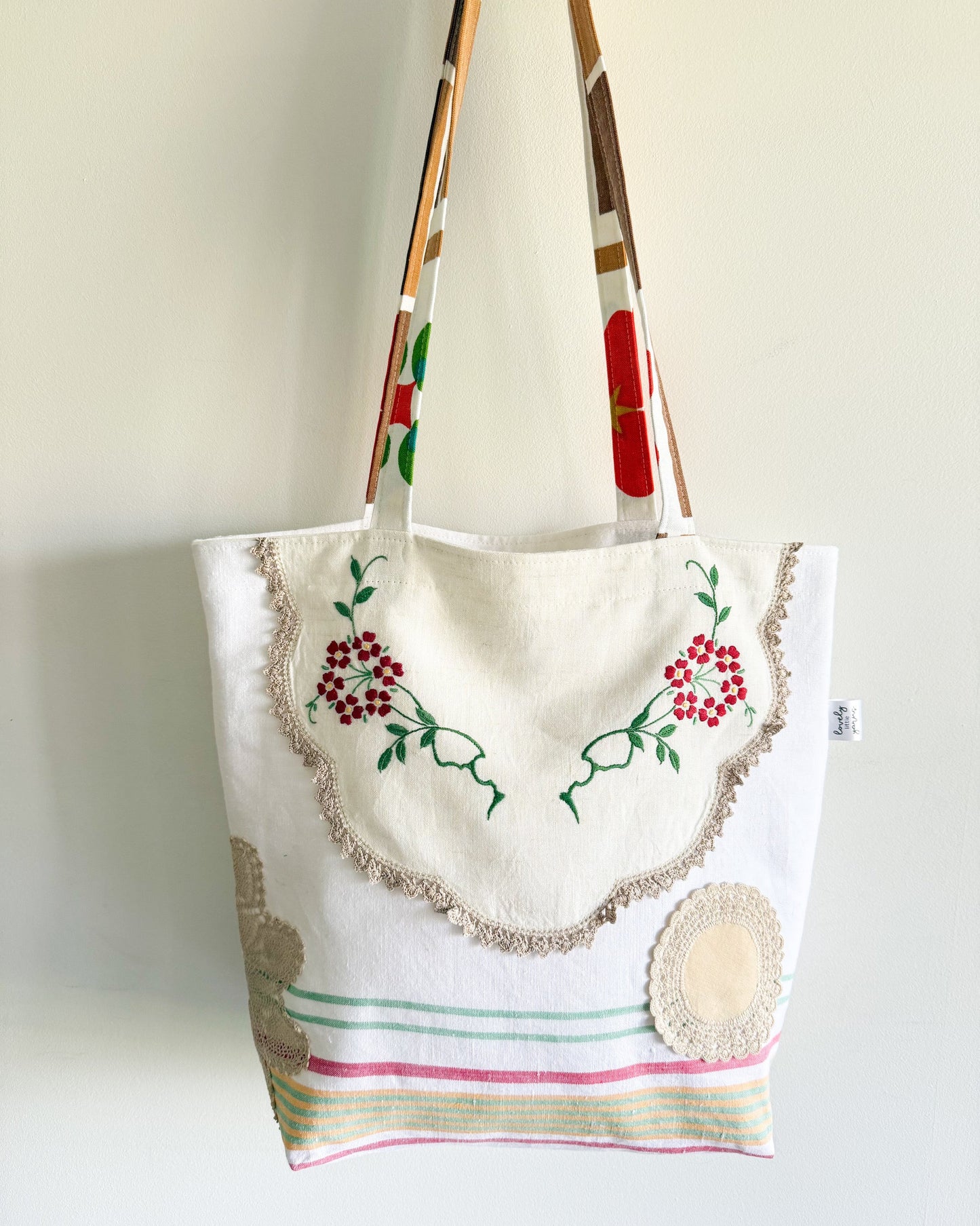 Linen Press Large Tote Bag - Olive
