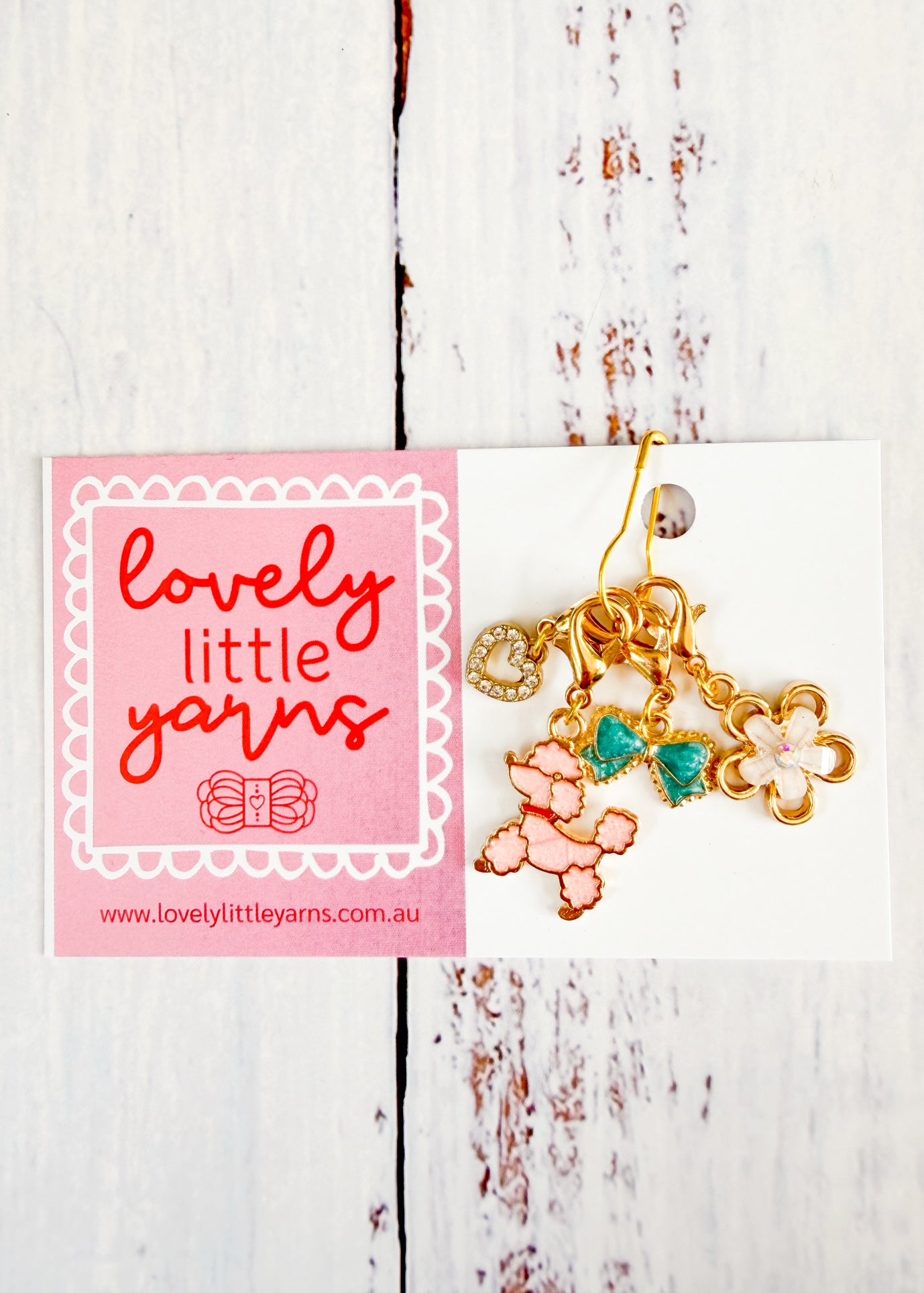 Poodle Stitch Marker Set