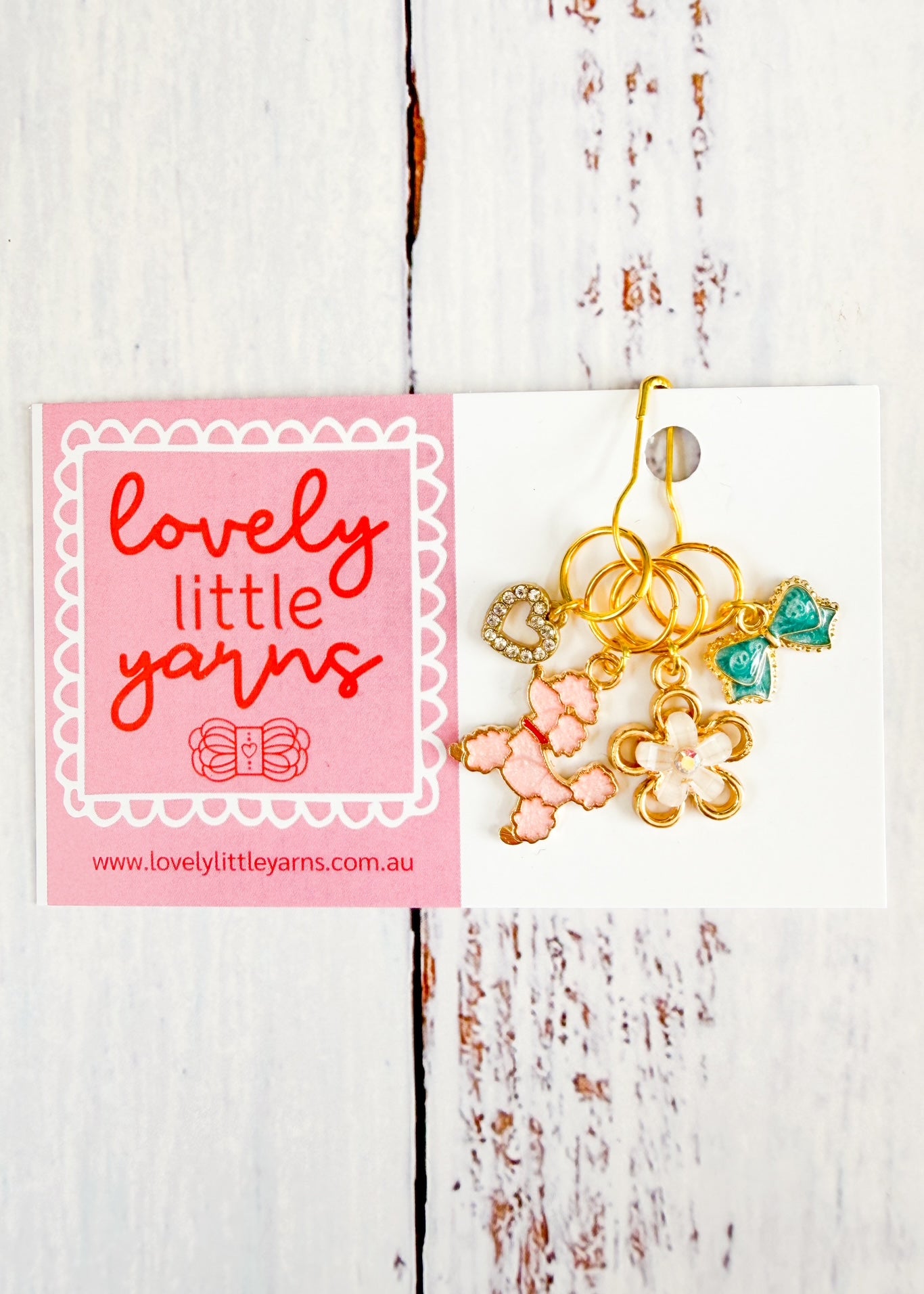 Poodle Stitch Marker Set