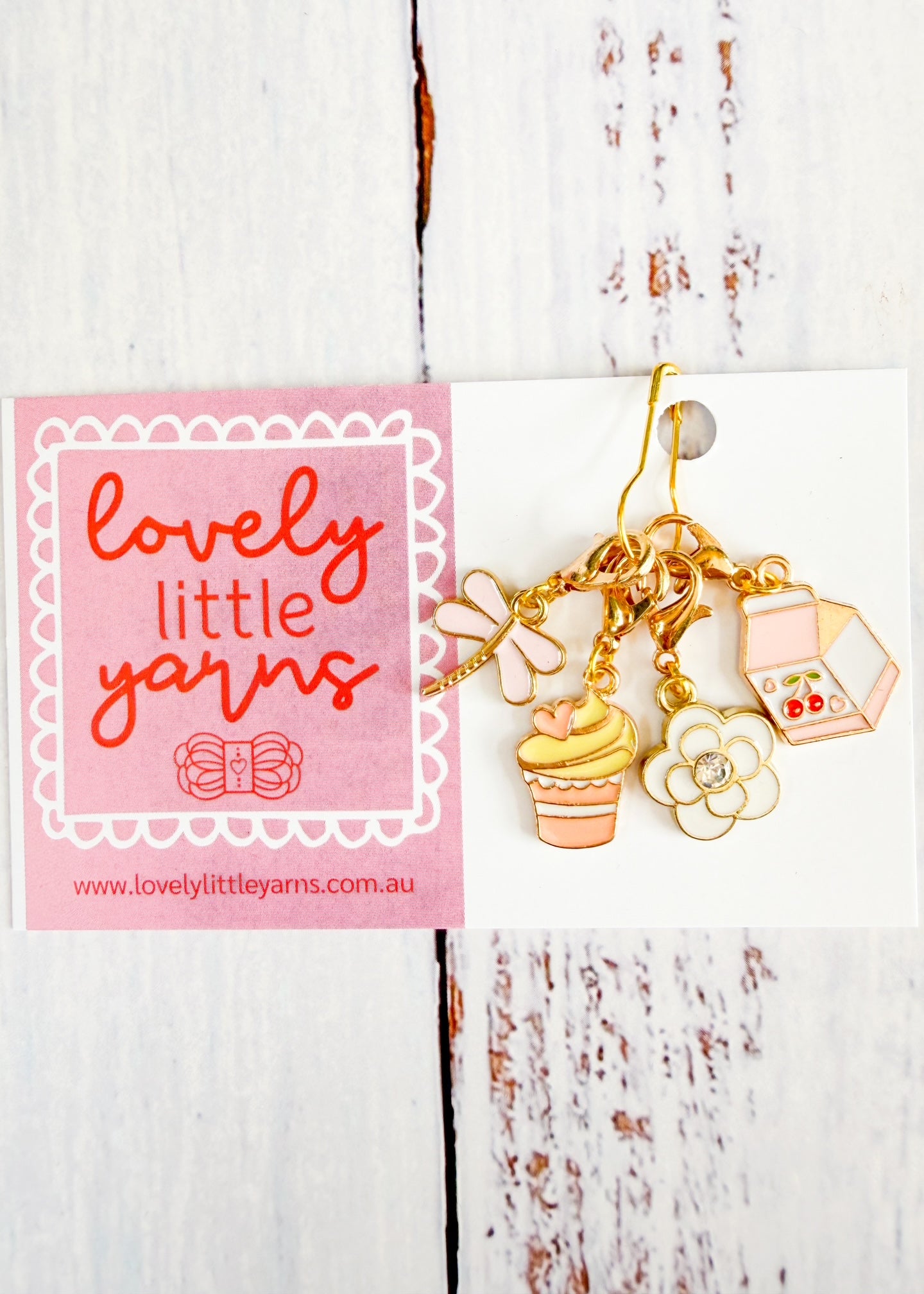 Cupcake Stitch Marker Set