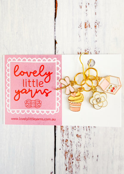 Cupcake Stitch Marker Set