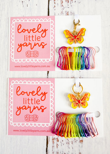 Butterfly Stitch Marker Set