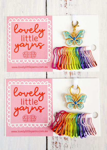 Butterfly Stitch Marker Set